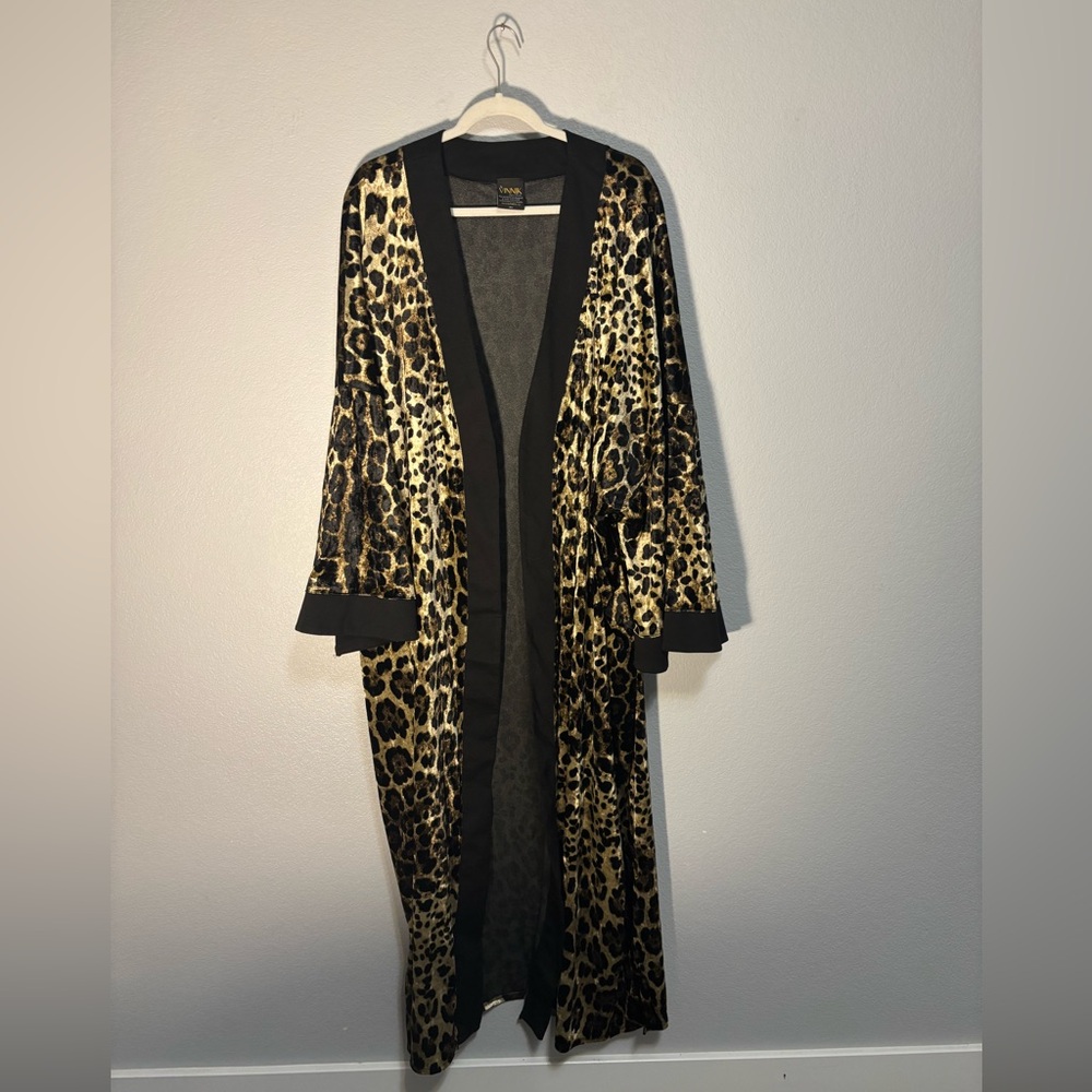 ByVINNIK Velvet Leopard Luxury Robe/ Cardigan/ Light Coat ✨ Plus Size ✨Versatile